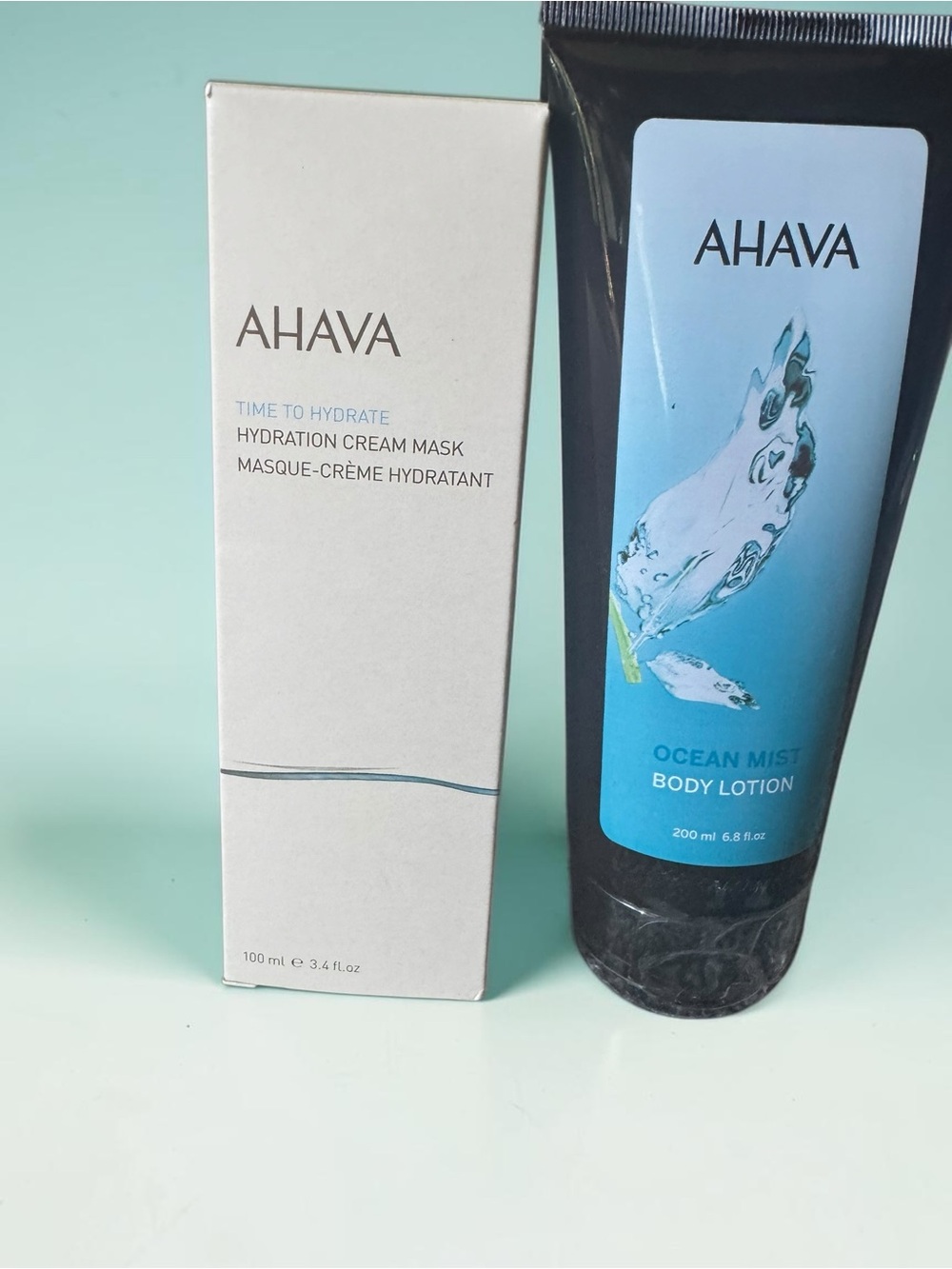 AHAVA Ocean Mist Body Lotion & Hydration Cream Mask- NEW